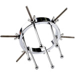 Adjustable Anal Plug Expander Anus Butt Plug Sex Toys, Silver, 1.0 Count