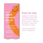 Spark Arousal Serum, Cooling Tingling Sensation for Intimate 1.5 oz