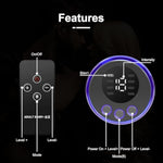 Male Electric Shock Chastity Fiber Penis Sleeve Testicle Toys With 3 Sizes Cock Ring Sex Toys For Men