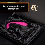 Bedroom Luxe Allure [Pink] Intimate Vibrator By Burruss | Rechargeable Body Massagers For Women | Tension Relieving | Couples Adult Toys