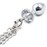 Anal Plug With Butt Plug Trainer Long Chain Handcuffs Stainless Steel Sm Bed Restraint Set Sex Toys +Fetish Blindfold Couple Flirt For Unisex