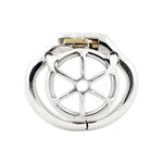 Male Flat Cage Super Short Chastity Device Stealth Lock Chastity Belt For Men Sm Penis Exercise Sex Toys T1545 45Mm
