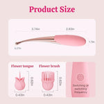 Slim Vibrator Pen - 10 Mode Clitoral Vibrator 3-in-1 and G Spot Toy, for Precise Stimulation as a Pinpoint Clit Wand, Skinny Internal Vibrator & Women's Sex Toy
