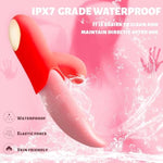 Sucking Vibrator, 10 Suction Vibrator Functions, Tongue Toy For Women, Tongue Vibrator, G-Spot And Clitoral Stimulator, Couples Sex Toys, Adult Toys, Soft Silicone, X-Large Size.