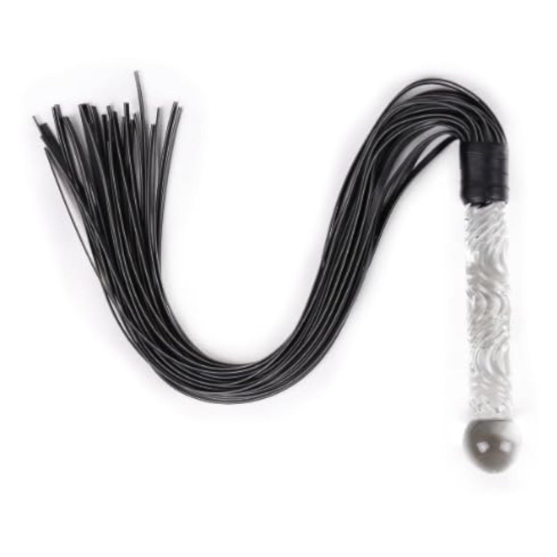 Dildo Flogger Spanking Whip Glass Anal Toys Sex Dominatrix Whip Premium Bdsm Leather Whip Fetish Adult Sex Toys Punish Cosplay Sm Games Flirting Sexual Abuse For Couples Men Women