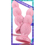 Anal Beads G-Spot Dildo With Suction Cup - Pink Silicone Butt Plug Dilator With Dragon Scale - 6.69 X 1.88 Inch Prostate Sex Toy For Women Men Masturbation