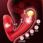 Adult Toys, Wearable Vibrator, 3In1 App Female Sex Toy, G Spot Clitoral Nipple Remote Control Vibrator, 10*10 Vibration And Tongue Licking, Waterproof Heating, Sexual Pleasure Tools For Women, Couples