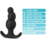 Anal Adventures Platinum Stacked Silicone Butt Plug - 3.2 Inch Length And 1 Inch Width - Designed For Both Anal & Prostate Play - Flared Base For Safety, Comfort - Sex Toy