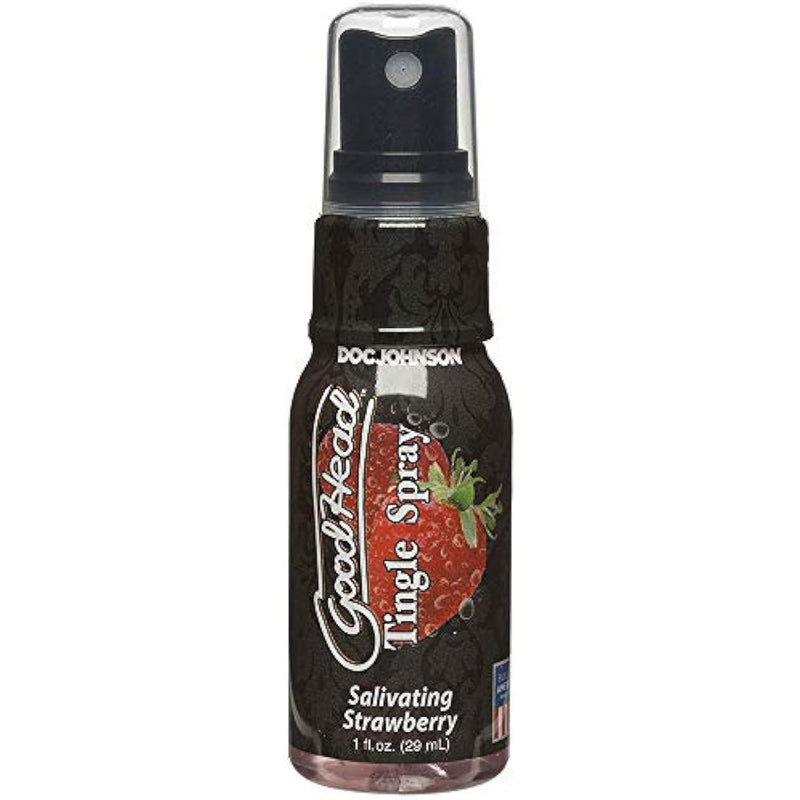 Doc Johnson GoodHead - Tingle Spray - Salivating Strawberry - 1 fl. Oz. (29 ml)