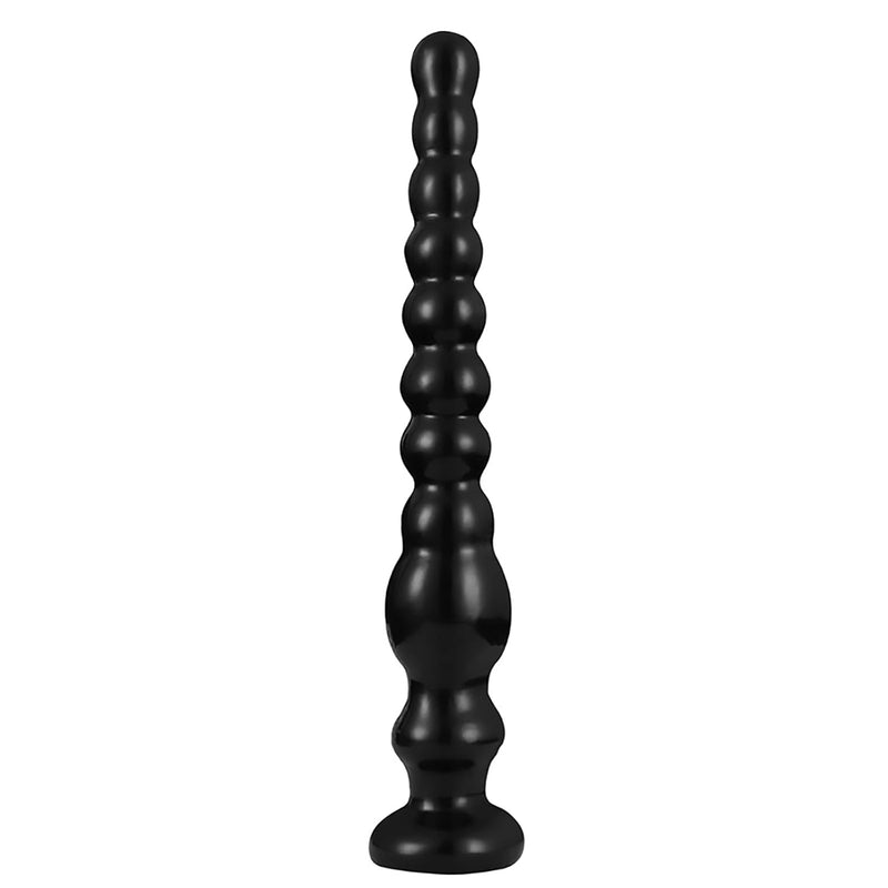 10Inch Dildo Anal Bead Butt Plug - Long Anal Dildo With 10 Bead Flexible Anal Plug Anus Dilator Vaginal Prostate Massage Stimulation Anal Sex Toy For Women Men Couple Lover (S)