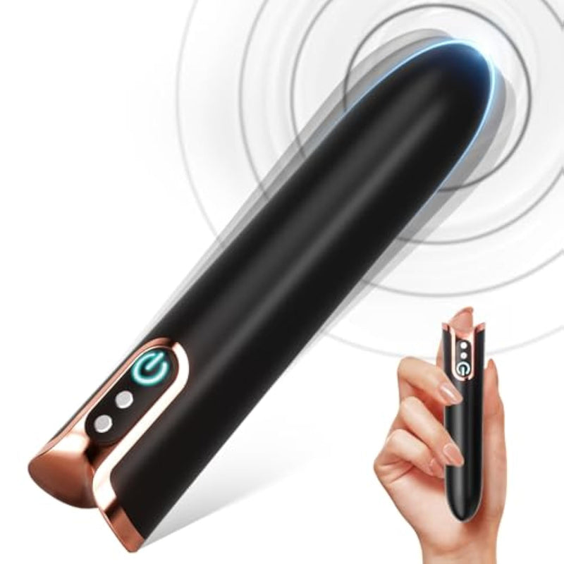 Adult Sex Toys Bullet Vibrator - Clitoral G Spot Sex Stimulation With 10 Vibrating Modes, Rechargeable Mini Finger Vibrator Female Sex Toys Vibrators For Couple Adult Toys & Games (Black)