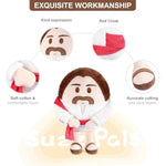 14 Inches Jesus Plush Doll, Christ Stuffed Plush Pillow, Cute Pillows For Squish, Jesus Pillow Christian Toys, Classic Religious Savior Plushie Christian Gifts For Kids