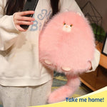 Persian Cat Stuffed Animal 11.8" Fat Kitten Plush Cute Plushies Toys Gifts For Kids Pink