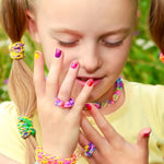 24 Color Rubber Band Bracelet Making Kit for Adults and Kids, DIY Rubberband Bracelet Kit