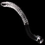 Crystal Glass Pleasure Wand Dildo Penis - Store - Smooth Glider Curved Glass,Clear