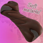 Black Realistic Pocket Pussies Male Masturbator, Men'S Penis Stroker With 3D Realistic Textured Pocket Pussy And Tight Anus, Portable Anal Sex Doll Pussy Ass For Men, Male Blowjob Stroker Sex Toy