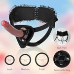 Strap On Dildo Realistic Sex Toys: Wearable Strap On Anal Dildo With Adjustable Removable Lace Harness, Realistic Sex Silicone Dildo For Lesbian Women Men Couple, Pegging Adult Sex Toys & Games