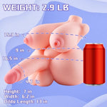 Male Masturbator Sex Doll For Men Pocket Pussies Realistic Adult Sex Toys For Men, Adult Toys Male Masturbator Pocket Pussy 4 In 1 Sex Toys With Penetrable Nipples, Shemale Futa Sex Doll With 4 Holes
