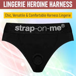 Harness Heroine Small - Microfiber Sex Toys For Adults, Adjustable Sex Toy With Second Skin Design, Ideal Pegging Adult Toys, Compatible With Most Dildos, S-Xxl Sizes