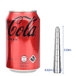 Stainless Steel Urethral Sounds Penis Plug 3.54 Inch Long Trapezoidal Urethral Dilator Masturbation Rod Bladder Stimulation For Men (L)