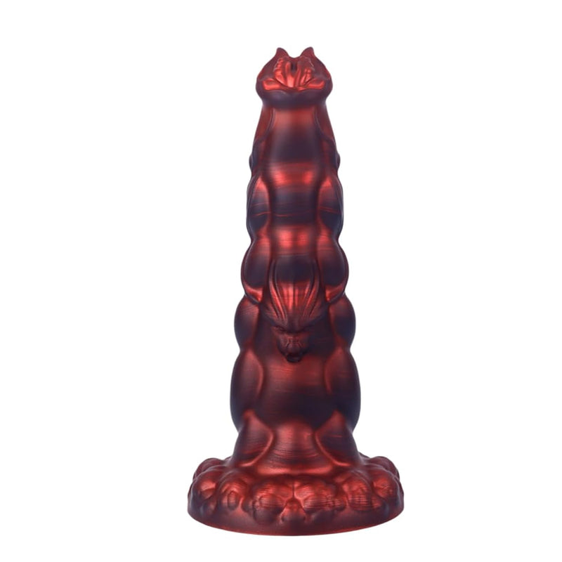 10.6 In Big Dragon Knot Dildo,Realistic Silicone Dildo With Strong Suction Cup, Fantasy Monster Colorful Creature Thin Dildos Dragon Penis Anal Plug Sex Toy For Women Men Couple Play Game