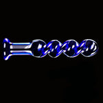 Sex Toy Crystal Glass Anal Plugs Stimulation Masturbation Ball Couple Flirt Anal Toy For Adult Sm G-Spot Pleasure Anal Butt Plug Stimulator