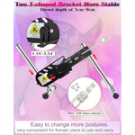 Sex Machine With Remote Control Super Silent Ultra Adjustable Anti-Rotation System 30Db Love Machine With Free Dildo And Vibrator Clamp Speed Adjustable Stroke 3Cm-9Cm (Remote For Women)