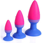 Butt Plug Trainer Kit Pack Of 3 Silicone Anal Plugs Training Set With Strong Suction Cup Anal Sex Toy For Beginner Men Women