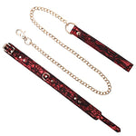 Bondage Lace Collar With Leash And Blindfold Set, Studded Spanking Paddles For Adult Sex Play Toys