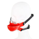 Bdsm Mouth Gag With Piss Urinal Funnel, Adjustable Erotic Head Harness Water Mouth Gag Mouth Plug For Woman Men Gay Adult Couples Sm Sex Restraints Bondage Slave Roleplay, Fetish Sex Toy