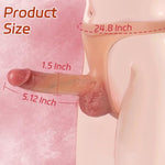 Strap On Dildo Strapon Strap On Harness Lesbian Sex Toys Hollow Dildo Panties Strapon Harness Strapless Dildo Silicone Wearable Dildos High Elasticity Sex Toys For Couples Women