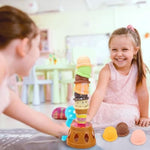 Ice Cream Game, Sweet Treats Ice Cream Tower Balancing Game, Pretend Play Food For Kids Birthday Gift