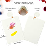 120 Sheets 100% Cotton Watercolor Paper 7 x 10 140lb/300gsm for Artistic Creations
