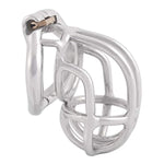 Ergonomic Design Chastity Device 304 Steel Stainless Easy To Wear Male Virginity Lock Chastity Belt K250 (50Mm/ L Size)