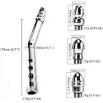 Cleaner Metal Shower Cleaner 3 Heads Aluminum Cleaner Cleansing Colonic Douche System Cleaner(Silver)