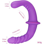 13"Strapless Strap On Dildos? Realistic Silicone Dildo ?Adult Sex Toy ?Double-Ended-Dildos Purple