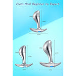 Anal Plugs Luxury Jewelry 3Pcs Trainer Kit Butt Plugs With Flared Base Prostate Massage Stimulation Sex Toys For Women Men Beginner