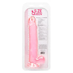 Size Queen 10 Inch Dildo With 6 Inch Shaft Circumference And Sturdy Suction Cup - Pink Se-0262-05-2