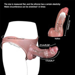High Elasticity Soft Liquid Silicone Wearable Dildo, Lifelike Realistic Big Dildo Strap On Dildo With Internal Hollow, Dildo Panties Adult Game Tool For Men Couples