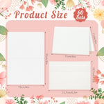 60 Sets Watercolor Cards with Envelopes, 4x6 Inch, 140 lb 300 GSM Blank Foldable Cards