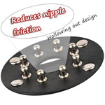 Bdsm Bondage Sex Breast Restraints Set,Sm Wear Bondage Leather Nipple Metal Stimulation,Punk Nipple Spike Style Leather Chest Restraints Sm Sex Toy