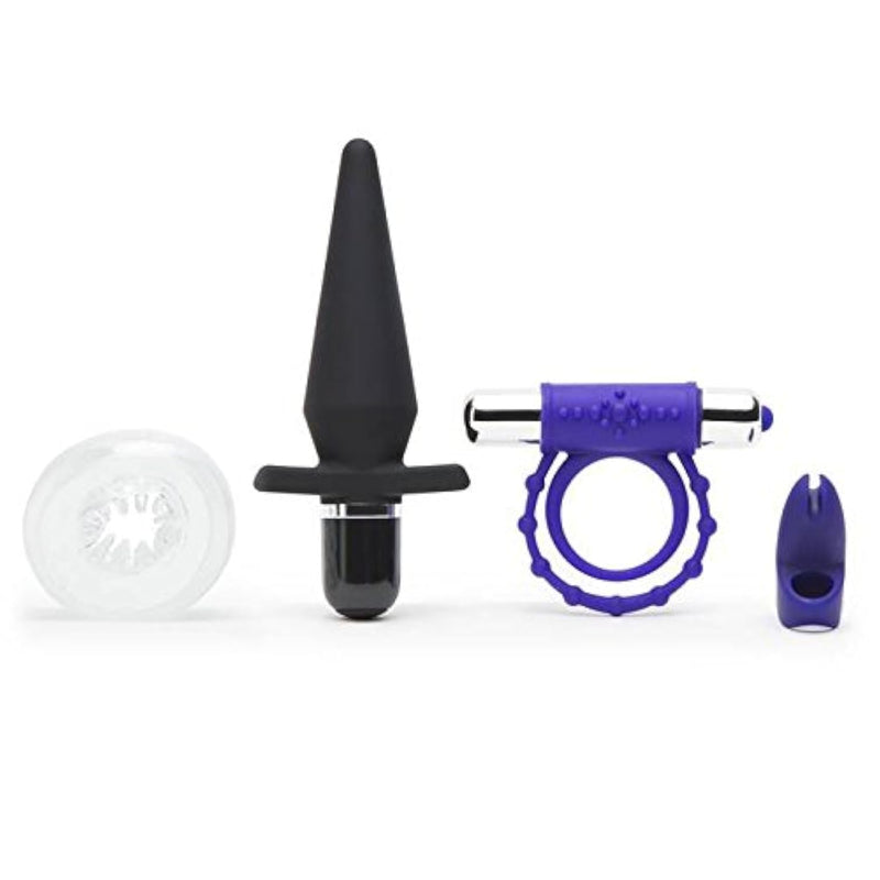 Multicoloured Best Night Ever Toy Kit For Adults - Accessories For Couples - 5 Pieces
