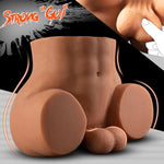 10Lb Sex Doll Gay Male Masturbator With Sucking Vibrating Motor, Realistic Gay Sex Toys With Hips Anus Testicles, Silicone Butt Sex Toy Vibrator With Anal Channel, Fake Pussy For Men Masturbation