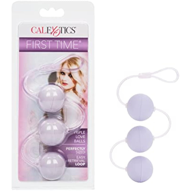 First Time Triple Lover Balls With Easy Retrieval Loop - Adult Sex Toys - Purple Se-0004-38-2