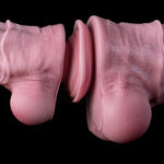 Thrusting Dildo - Realistic Horse Dildo with Strong Suction Cup, Thick Animal Penis for G-Spot, Anal Plug Fantasy Adult Sex Toy for Gay Women and Men Couples Pleasure (D219R-XXL)