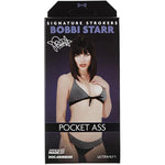Doc Johnson Signature Strokers - Bobbi Starr - ULTRASKYN Pocket Pal - Open-Ended Stroker - Ass, Vanilla