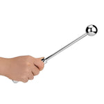 Stainless Steel Dildo Massage Wand, Metal Anal Plug Masturbation Pleasure Stick Anus Stimulation, Anal Training & Stretching Sex Toy For Beginners & Experienced Users (M 9.25''X1,5''X1,5'')