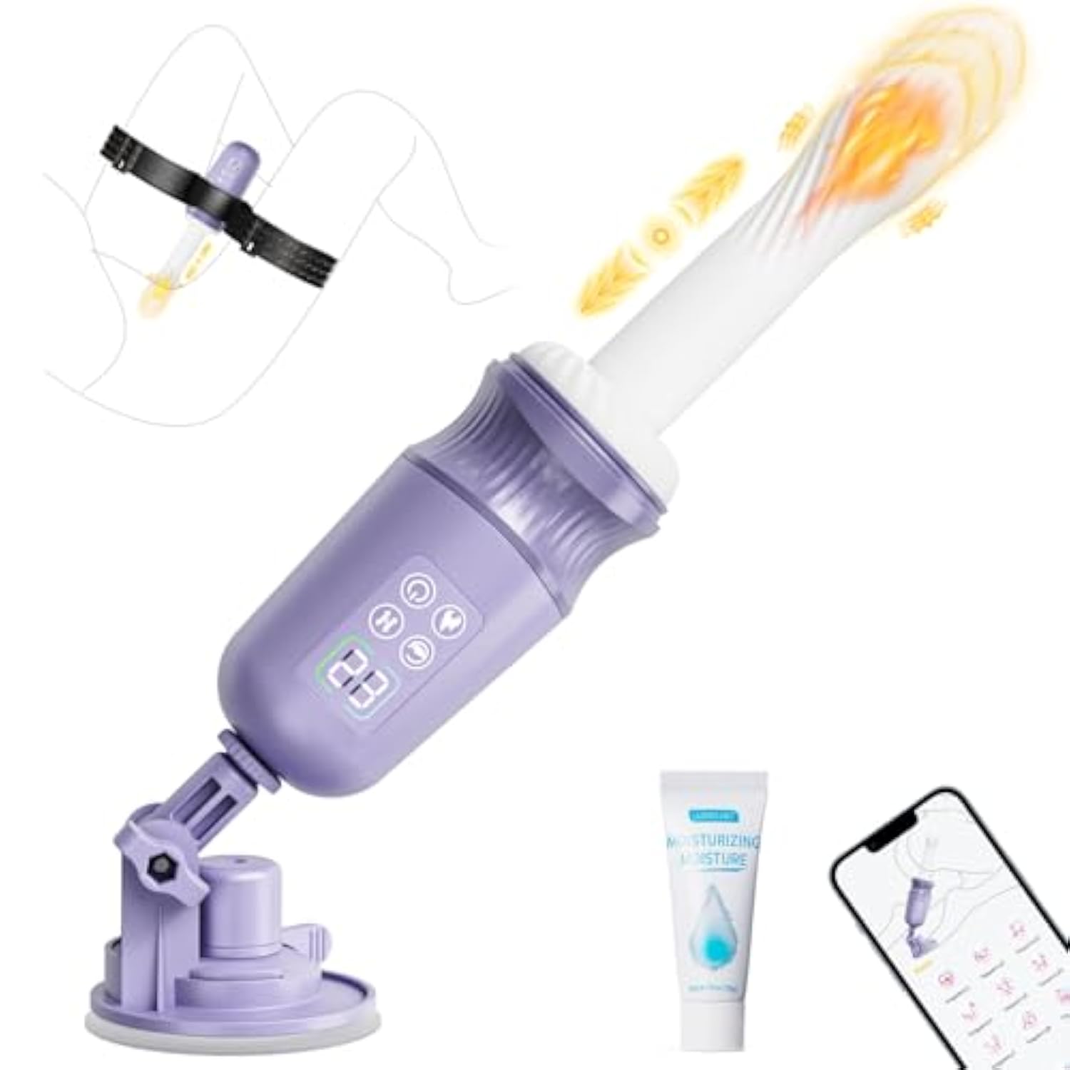 App Control Sex Machine Thrusting Dildo Vibrator Adult Sex Toys With Heating Function For Men/Women, App Control Sex Machine Thrusting Dildo Vibrator Adult Sex Toys With Heating Function For Men/Women,
