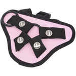 Female Dildo Wearable Pants Les Sex Harness Sex Toys With O-Rings For Couples, Strap-On Dildo Pants, Lesbian Straps Trousers For Butt Plug (Pink)