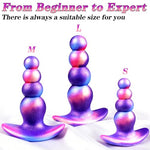Anal Plug Training Set Wearable Anal Beads Butt Plug Trainer Kit Dilator